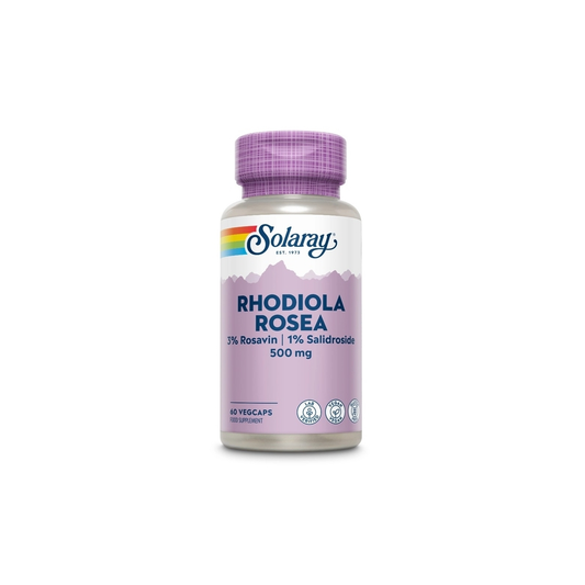 Rhodiola Rosea – Solaray 500MG 60 Capsules