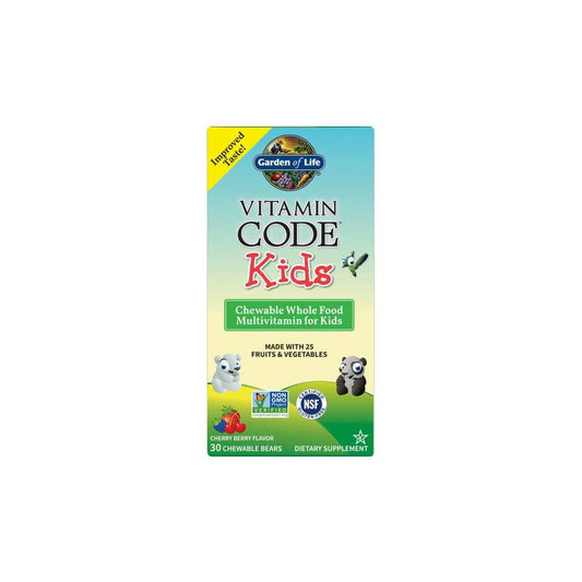 Garden of Life Vitamin Code Kids Cherry Berry Chewables 30 Ct