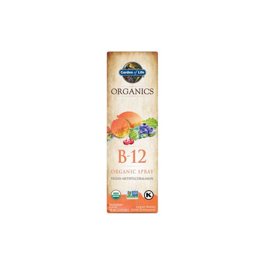 Garden of Life Organics B-12 Organic Spray Raspberry 2 Fl Oz (58ml) Liquid