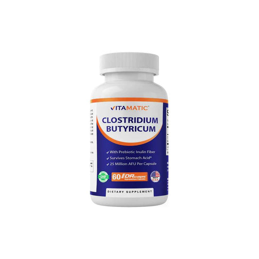 Vitamatic Clostridium butyricum 25 Million AFU - 60 DRCapsules