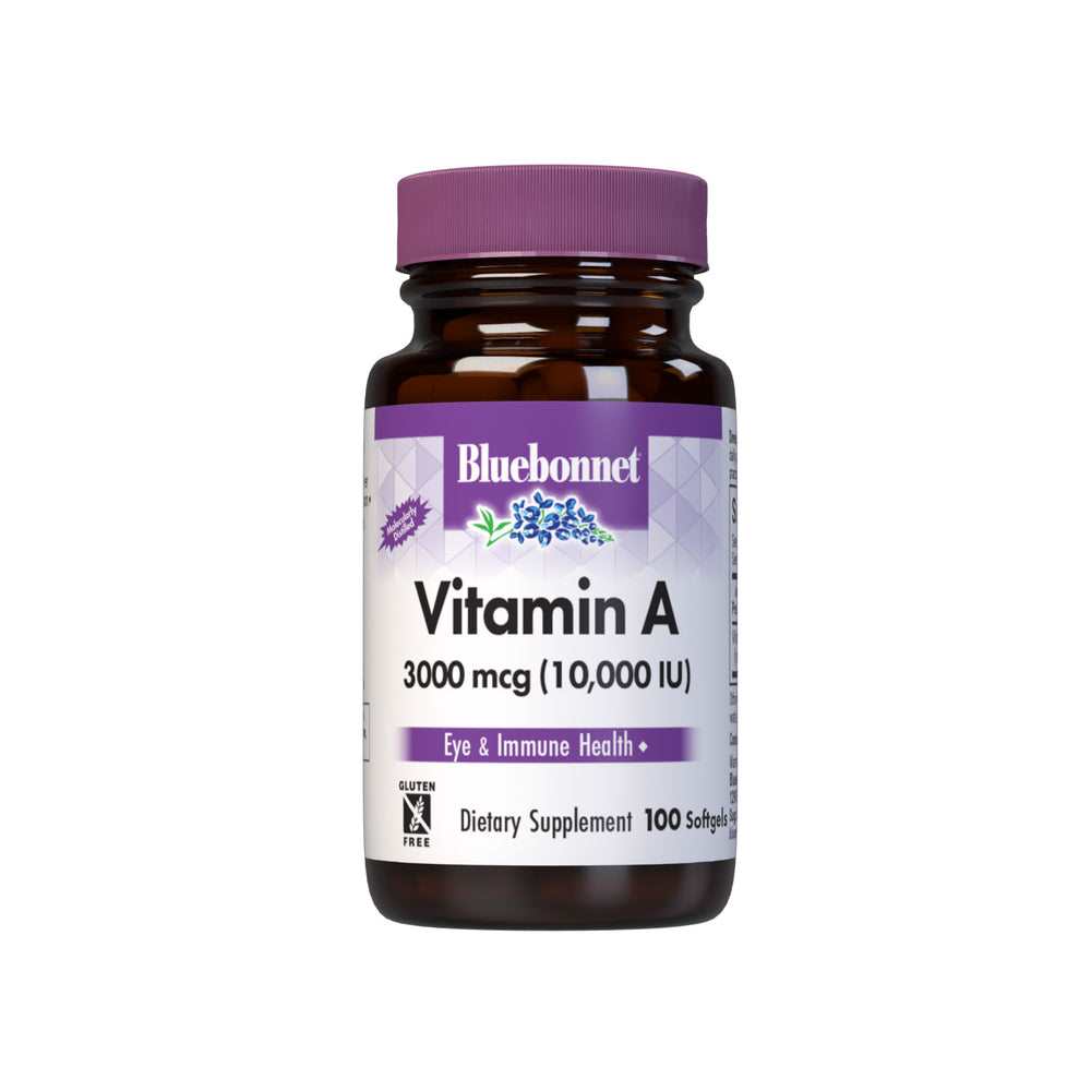 Bluebonnet Nutrition Vitamin a 10,000 Iu 100 Softgels