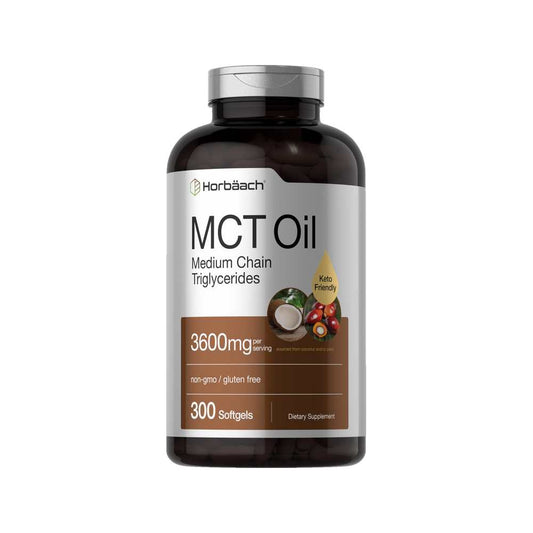 Horbäach Mct Oil 3600mg per Serving | 300 Softgels