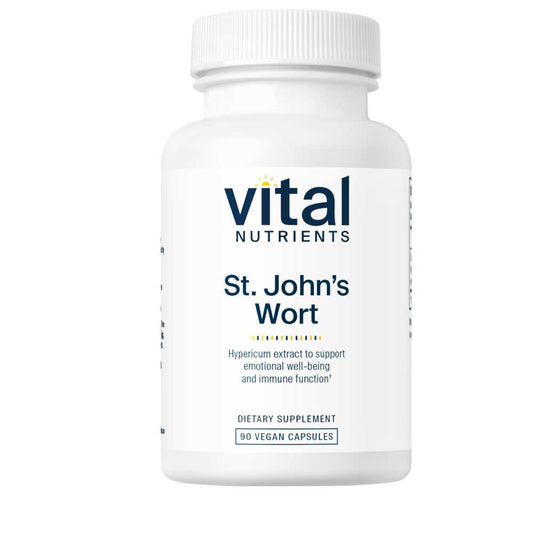Vital Nutrients St. John's Wort 0.3% Standardized Extract 90 Caps