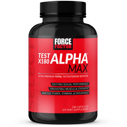 Force Factor Test X180 Alpha Max – 180 Capsules
