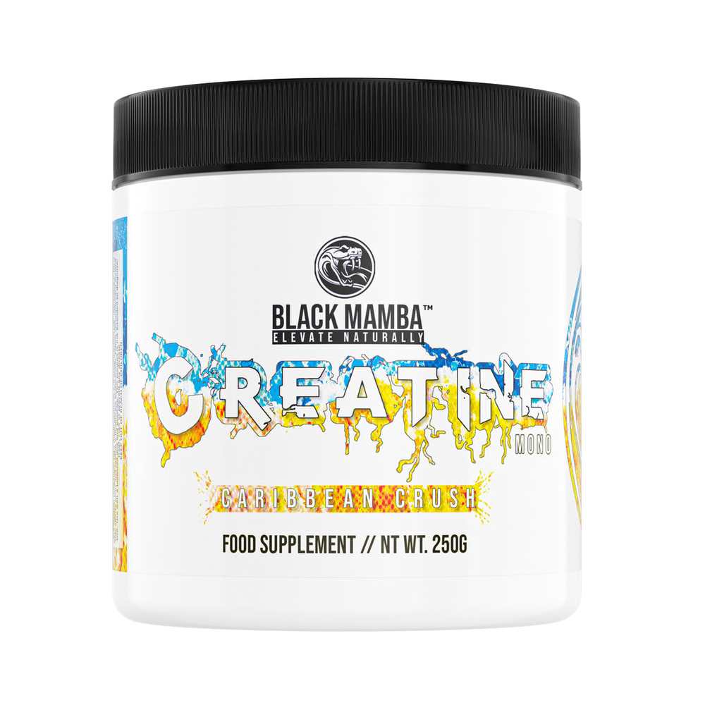 Black Mamba Creatine Monohydrate - Flavoured (50 Servings) 250g