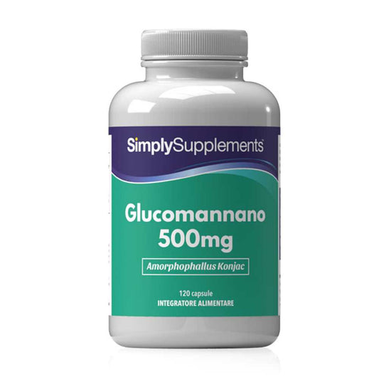 Simply Supplement Glucomannan 500mg 120 Caps