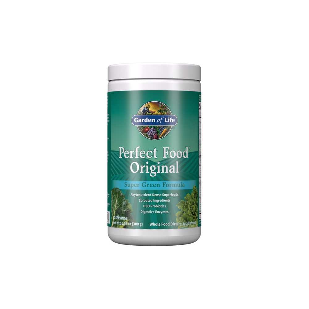 Garden of Life Perfect Food Original Green Formula 10.58oz (300g) Powder