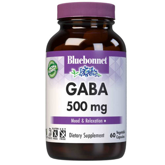 Bluebonnet Nutrition Gaba 500 Mg 60 Caps