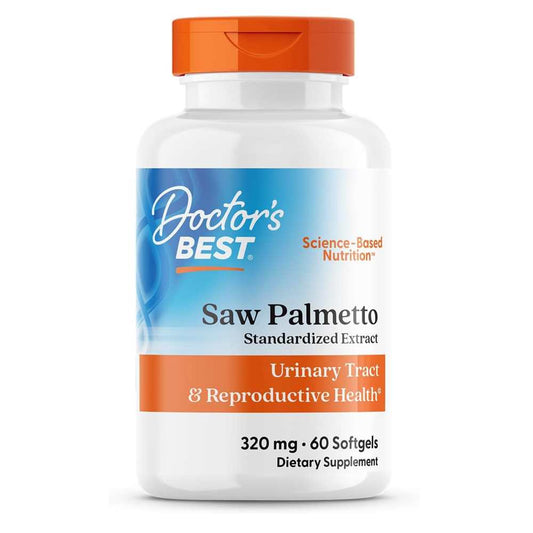 Doctor's Best Saw Palmetto with Prosterol Standardized Extract 320mg Softgels 60 Count