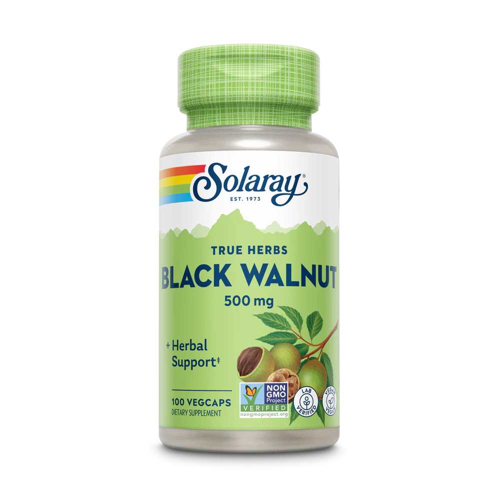 Solaray Black Walnut Hull 500mg 100 Caps