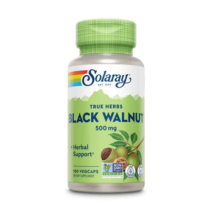 Solaray Black Walnut Hull 500mg 100 Caps