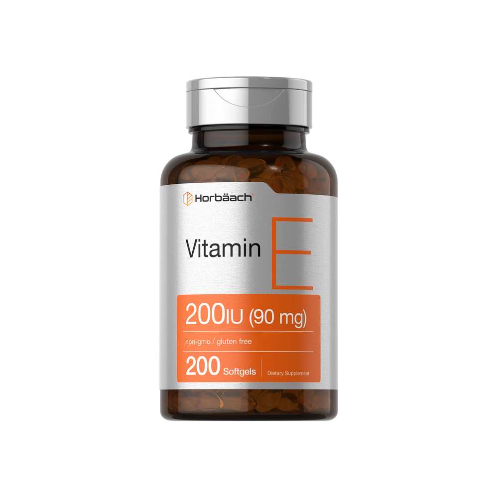 Horbäach Vitamin E 90mg | 200 Softgels