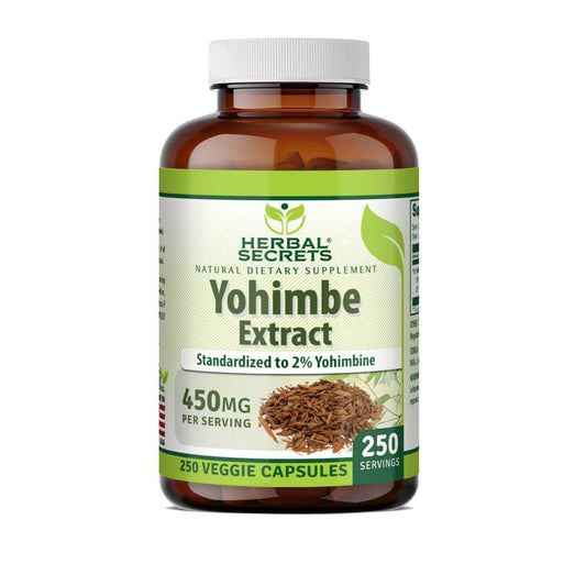 Herbal Secrets Yohimbe Bark Extract 450 Mg