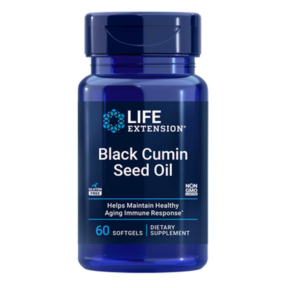 Life Extension Black Cumin Seed Oil – 60 Softgels