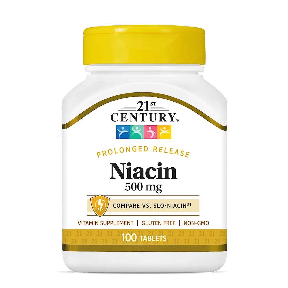 21st Century Niacin 500 Mg 100 Tabs