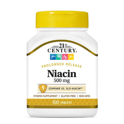 21st Century Niacin 500 Mg 100 Tabs