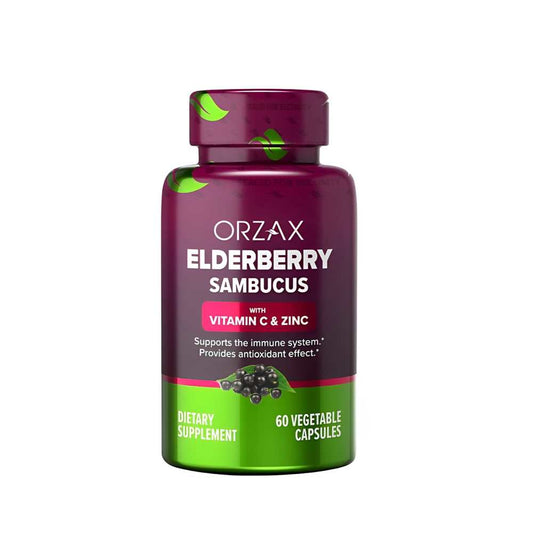 Orzax Elderberry for Women – Immune & Antioxidant Support, 60 Capsules