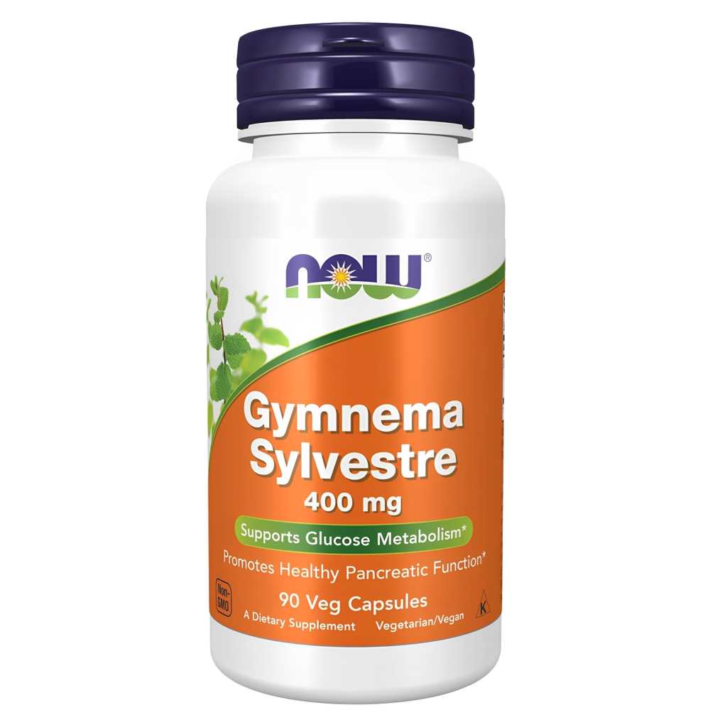 Now Foods Gymnema Sylvestre 400mg – Blood Sugar & Pancreatic Support (90 Veg Capsules)