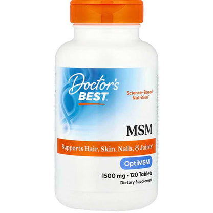 Doctor's Best Msm with Opti Msm, 1,500 Mg, 120 Tablets