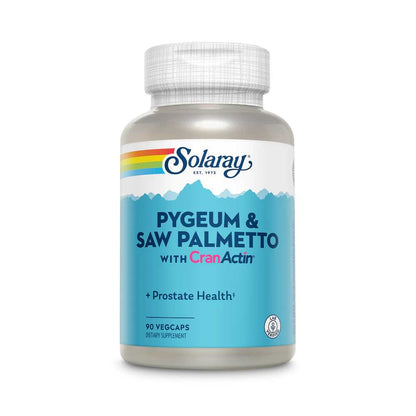 Solaray Pygeum & Saw Palmetto W/cran Actin 90 Caps