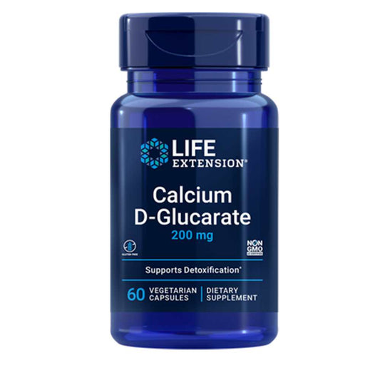 Life Extension Calcium D-Glucarate 200 Mg – 60 Vegetarian Capsules