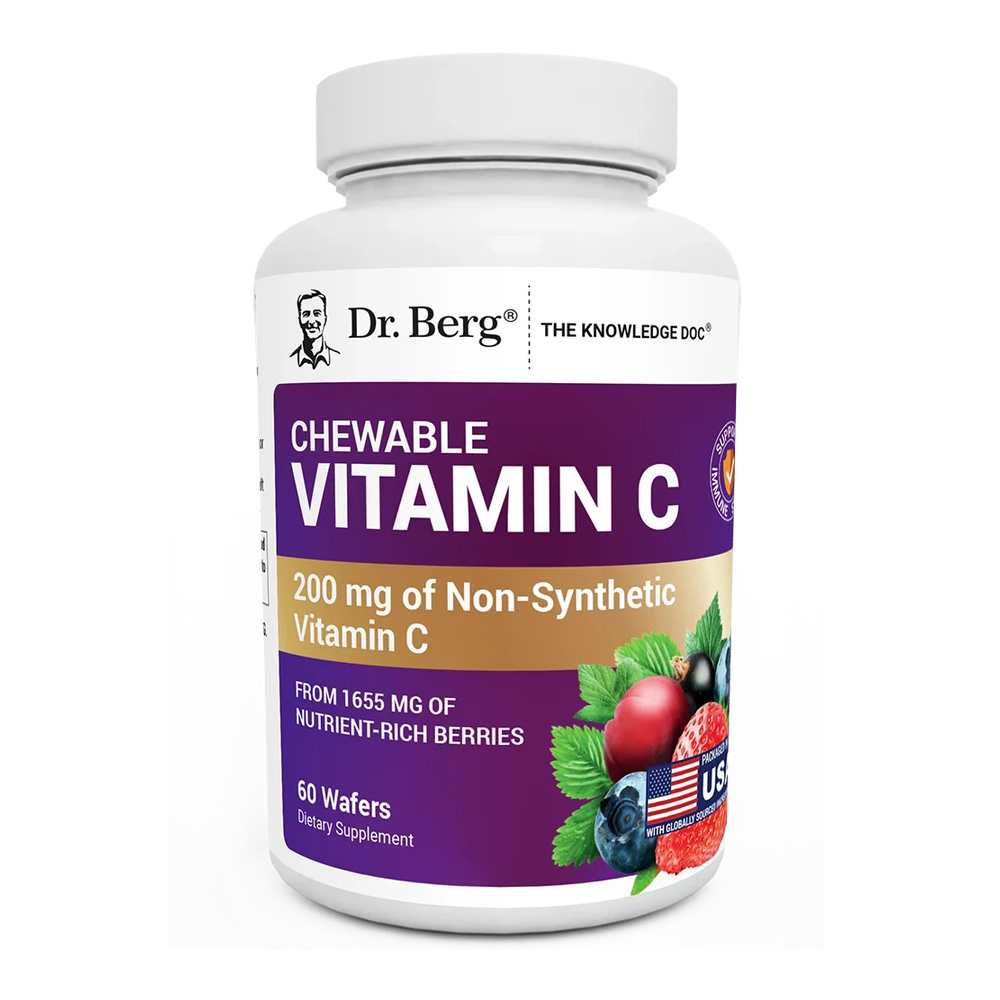 Dr. Berg Vitamin C Complex 60 Chewable Wafers