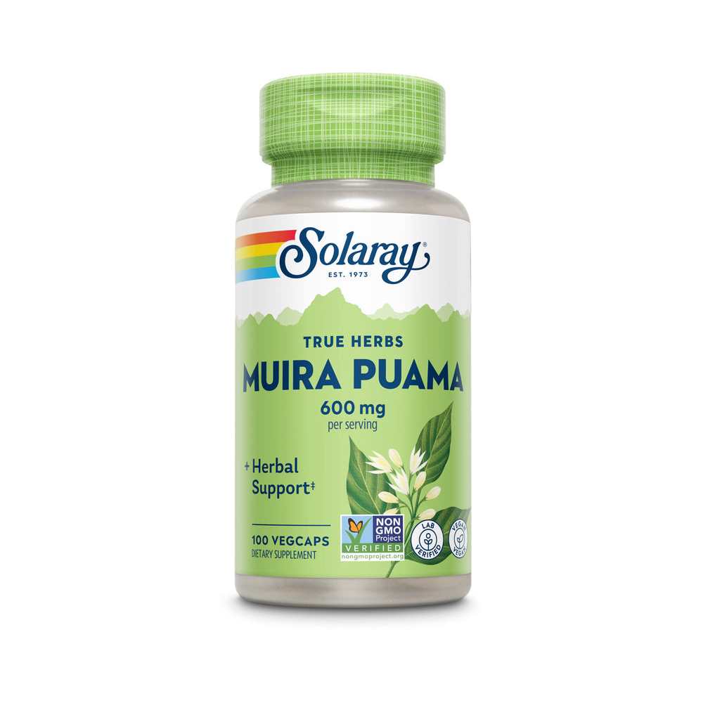 Solaray Muira Puama 600mg 100 Caps