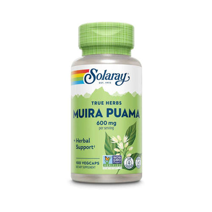Solaray Muira Puama 600mg 100 Caps