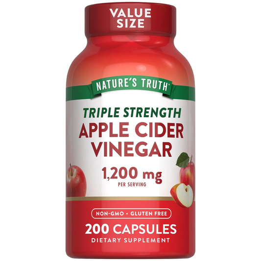 Nature’s Truth Apple Cider Vinegar 1200MG Capsules