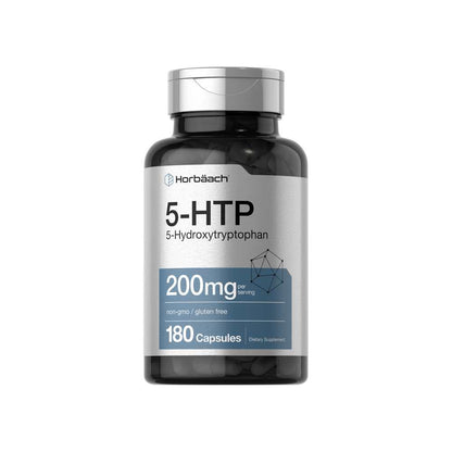Horbäach 5-Htp 200mg per Serving | 180 Capsules