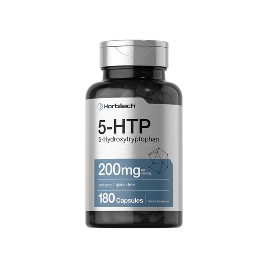 Horbäach 5-Htp 200mg per Serving | 180 Capsules