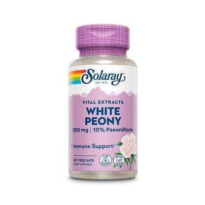 Solaray White Peony Root Extract 500mg 60 Caps