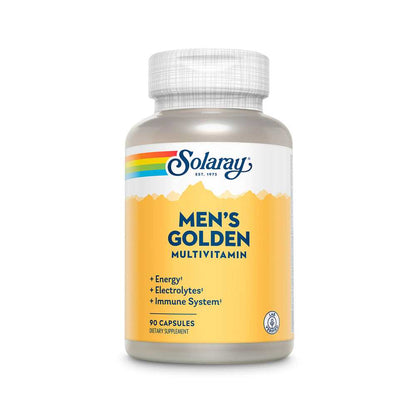 Solaray Men's Golden Multivitamin 90 Caps