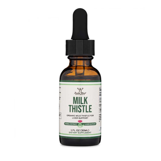 Double Wood Milk Thistle – Organic Liver Support Drops | 1 Fl Oz (30 M L)