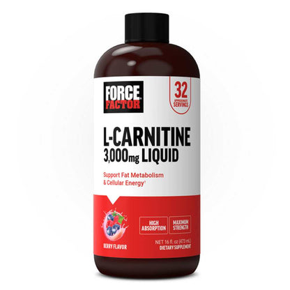 Force Factor L-Carnitine Liquid – 473ml (32 Servings)