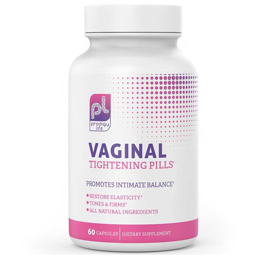 Prodigy Vaginal Tightening Pills – Promote Intimate Balance, Restore Elasticity, Tone & Firm, All-Natural Ingredients, 60 Capsules Dietary Supplement