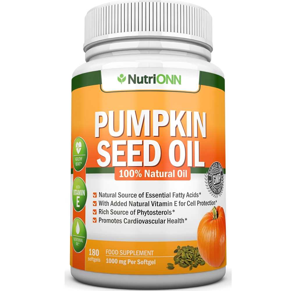 Pumpkin Seed Extract for Hair Health, 180 Softgels, Nutrionn