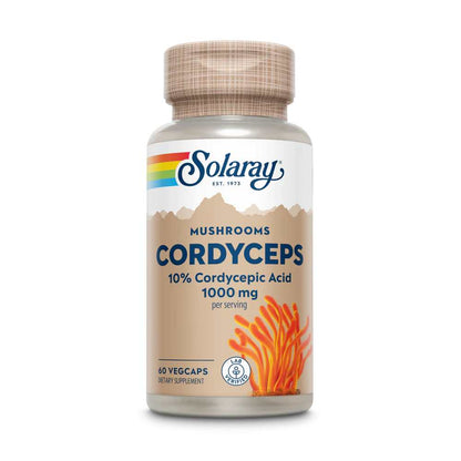 Solaray Cordyceps Mushroom Extract 1000mg 60 Caps