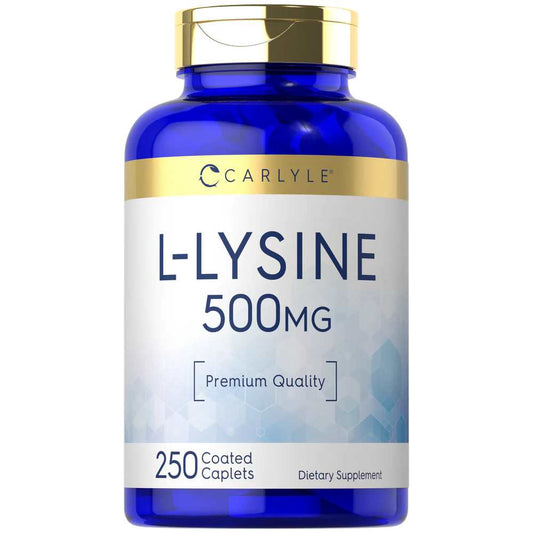 Carlyle Nutritionals L-Lysine 500mg | 250 Caplets