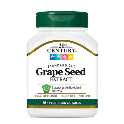 21st Century Grape Seed Extract Standardized 60 Caps