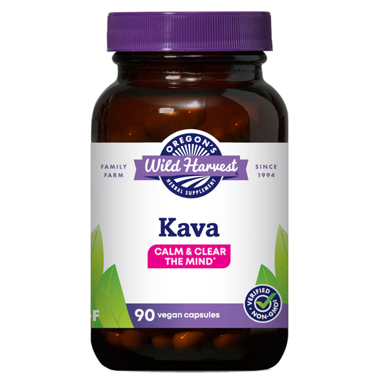 Kava Capsules | Oregon's Wild Harvest - Calm And Clear The Mind