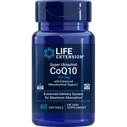 Ubiquinol CoQ10 with Mitochondrial Support 100MG By Life Extension