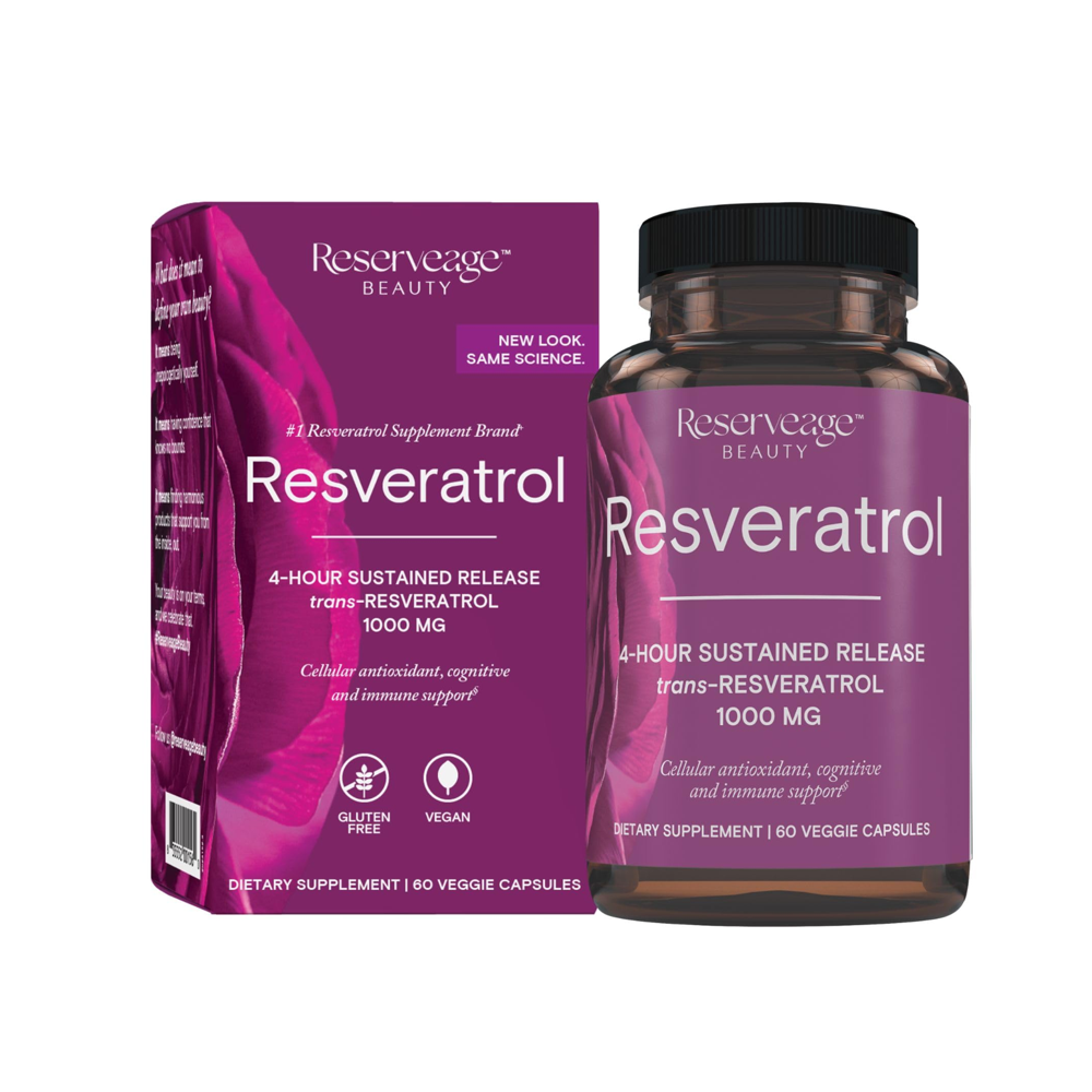 Reserveage Beauty Resveratrol - Anti-Aging & Heart Health Supplement