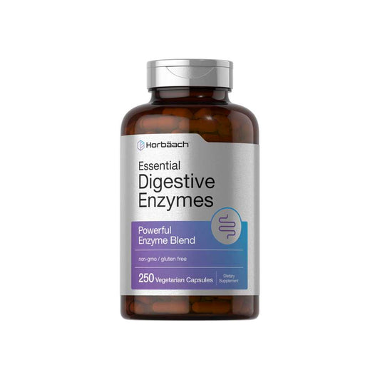 Horbäach Essential Digestive Enzymes | 250 Capsules