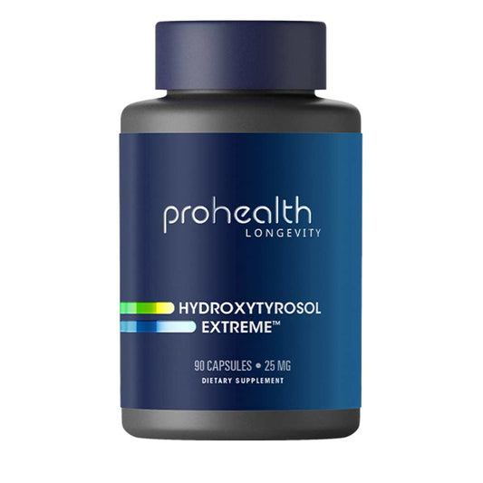 Pro Health Hydroxytyrosol Extreme – 25mg Antioxidant Support | 90 Capsules | Longevity & Cellular Health