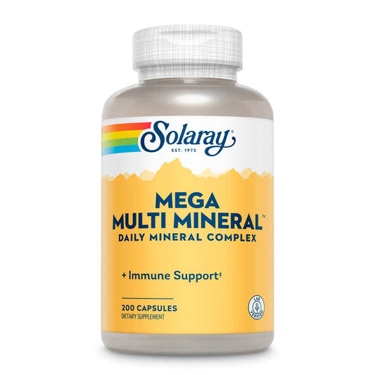 Solaray Mega Multi Mineral 200 Caps