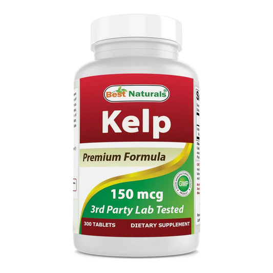 Best Naturals Kelp 150 mcg 300 Tablets