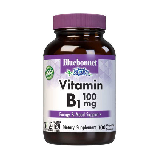 Bluebonnet Nutrition Vitamin B1 100 Mg 100 Caps
