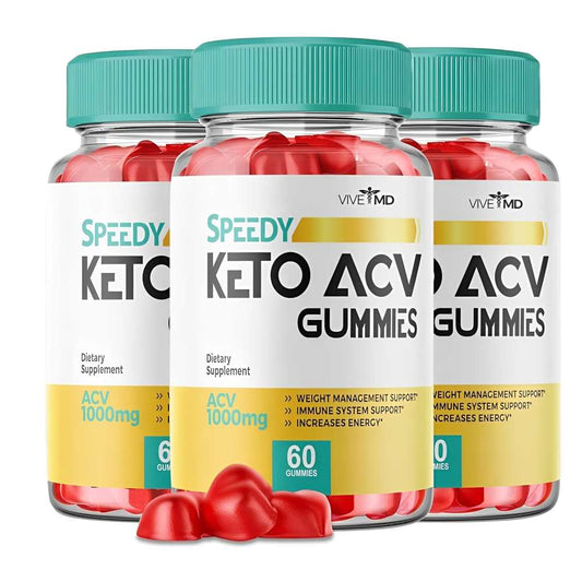 Vive Md Speedy Keto Acv Gummies, 1000mg, Weight Management & Immune System Support, Increases Energy, 60 Gummies, Dietary Supplement