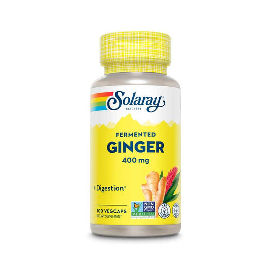 Solaray Fermented Ginger Root 400mg 100 Caps